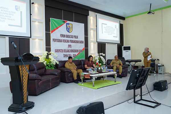
 Forum Konsultasi Publik Penyusunan RPD Bolmong Utara Tahun 2024-2026