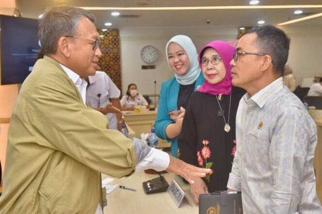 
 Hadiri Raker Dengan Menteri ESDM, Senator SBANL Sampaikan Aspirasi Masyarakat Sangihe