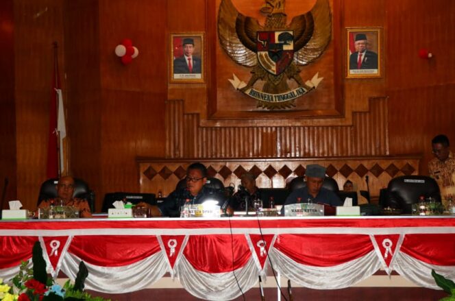 
 Rapat Paripurna Dalam Acara Penyampaian Laporan Reses DPRD Kabupaten Asahan Tahap III Per Daerah Pemilihan Tahun 2023