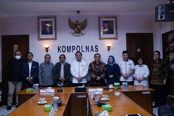 Komitmen Wujudkan Pemilu Damai dan Bermartabat, SMSI Pusat Audensi dengan Kompolnas