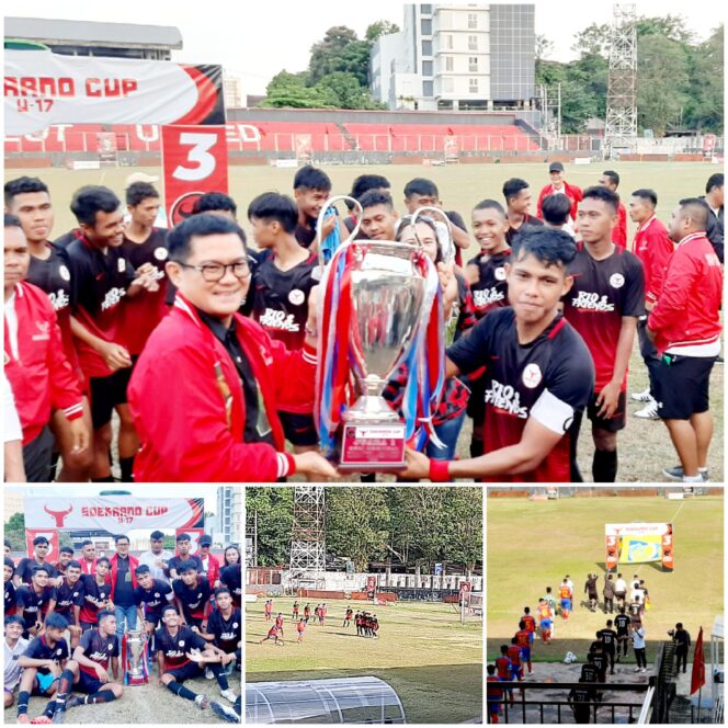 
 Sulut Juara Turnamen Soekarno Cup U-17 Regional Sulawesi, Maluku dan Maluku Utara