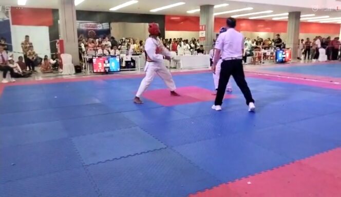 
 Prestasi Gemilang, Atlet Taekwondo Sitaro Borong medali di Kejuaraan Taekwondo Danlantamal VIII Cup 2023