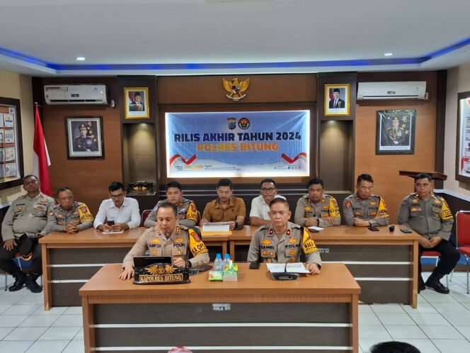 
Polres Bitung berhasil Turunkan Kasus Kriminalitas Ditahun 2024