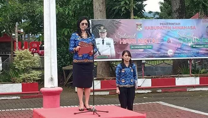 
Sekda Minahasa Lynda Watania Pimpin Apel Korpri Sampaikan Apresiasi Atas Kinerja Selama Tahun 2024