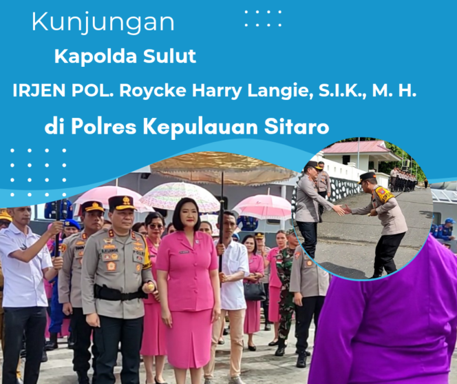 
Kapolres Sitaro Sambut Kunjungan Kerja Kapolda Sulut dengan Hangat