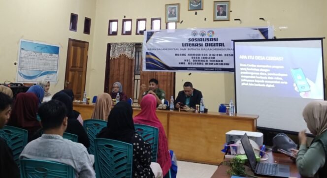 
Duta Desa Digital Bolmong Gelar Sosialisasi Literasi Digital, Etika Bermedia Sosial