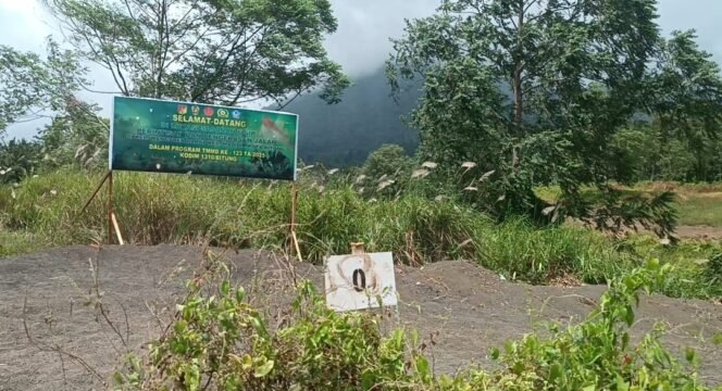 
TMMD Ke-123 Kodim 1310/Bitung, Pembangunan Jalan di Kelurahan Wangurer Barat-Danowudu Capai 2.500 Meter