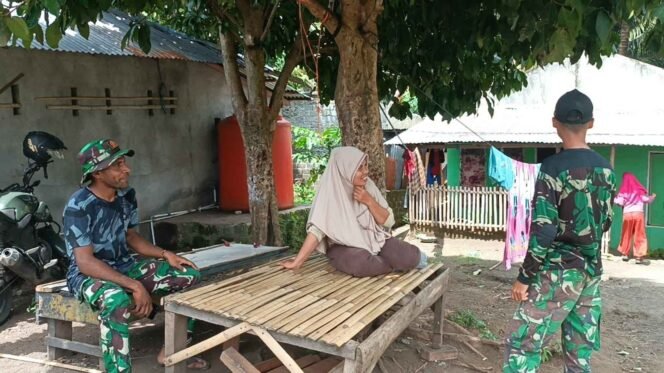 
Komunikasi Sosial Satgas TMMD Ke-123 Kodim 1310/Bitung Membangun Kebersamaan dengan Warga