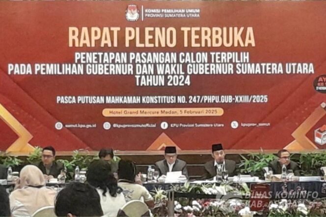 
KPU Sumut Tetapkan H Surya BSc Sebagai Wagubsu Terpilih Periode 2025-2030