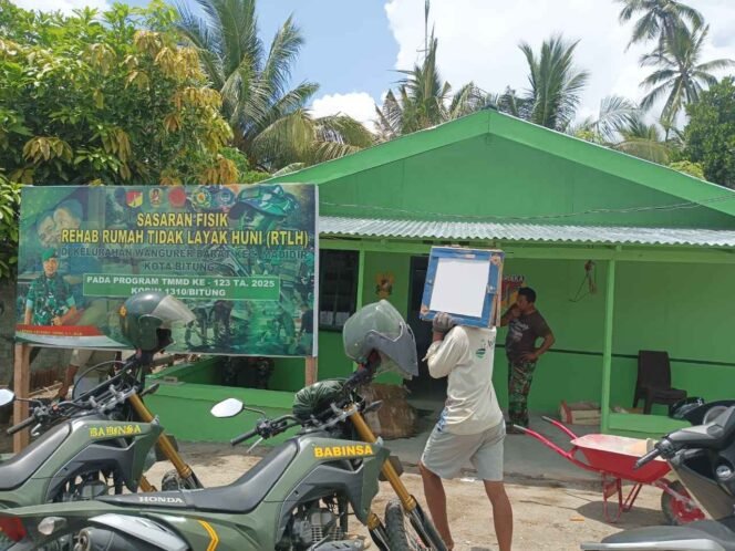 
Suplay Material Kegiatan Fisik tiba di Posko TMMD 