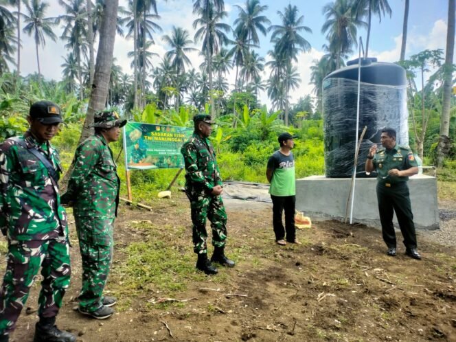 
Brigjen TNI Yustinus Nono Yulianto  Meninjau lokasi Manunggal Air