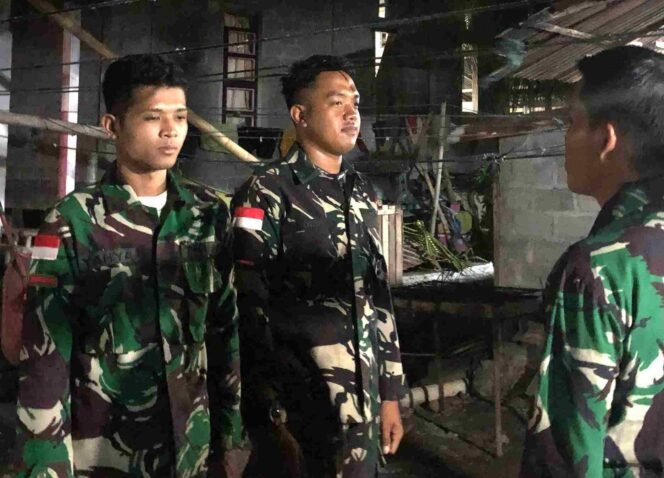 
Begini Situasi Apel Malam Pasukan di Lokasi TMMD 