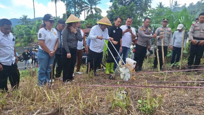 
Manfaatkan Lahan Tidur, Wakil Walikota Randito Maringka Tanam Jagung Bersama Kelompok Tani