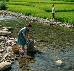 Air pegunungan adalah sumber kehidupan