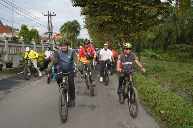 
Bupati Asahan Gowes Bareng
