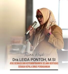 Kadis Perindagkop Bolmong Utara Leida Pontoh