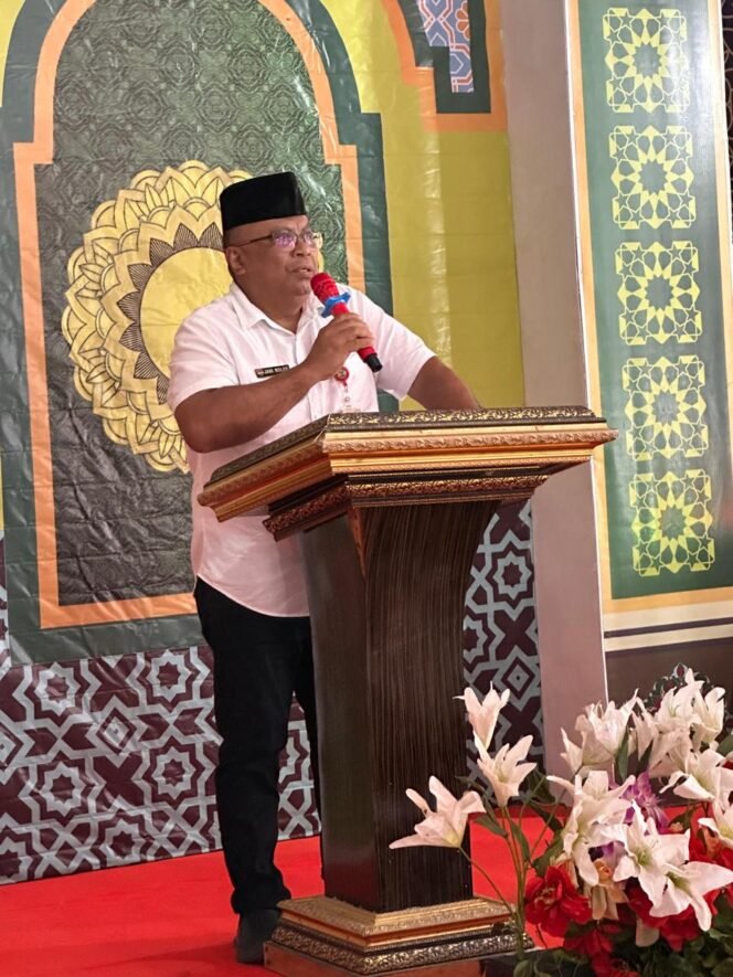 
Wakili Bupati Mitra, Jani Rolos Buka Kegiatan Tilawatil Qur’an Dan Hadits ke 38 Tahun 2025