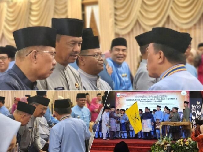 
Dukung Pelestarian Budaya Melayu, Wabup Kerinci Murison Hadiri Pengukuhan Ketua DMDI Jambi