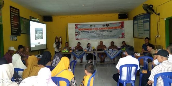 
Pemerintah Desa Gunung Kayo Kecamatan Bunga Mas Gelar Musyawarah Khusus Bentuk koperasi Merah Putih