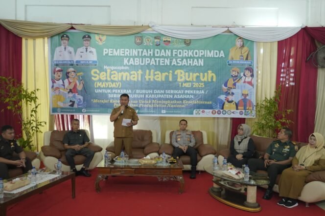 
Wakil Bupati Asahan: Jadikan Peringatan Hari Buruh Sebagi Momentum Kebersamaan