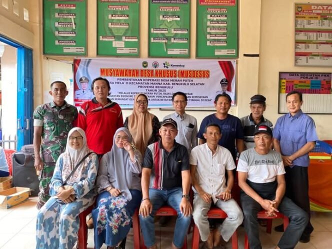 
Pemerintah Desa Mela’o Kecamatan Manna Dukung Pembentukan Pengurus Koperasi Merah Putih