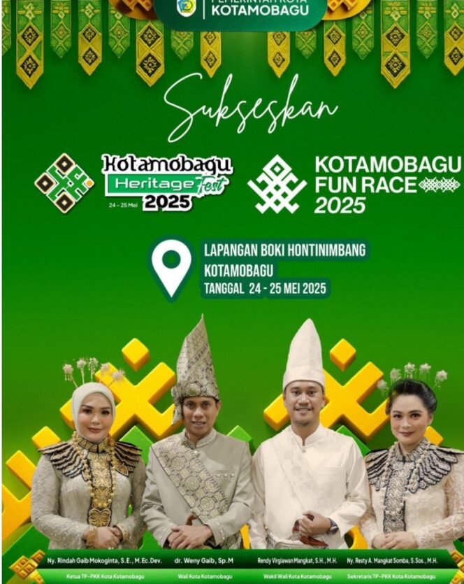 
Hadiri dan Sukseskan Kotamobagu Fun Race 2025 dan Kotamobagu Heritage 2025
