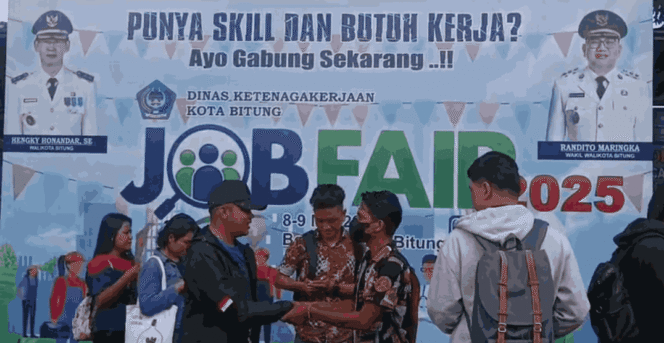 
Disnaker Bitung Catat 2.163 Pelamar di Job Fair 2025 