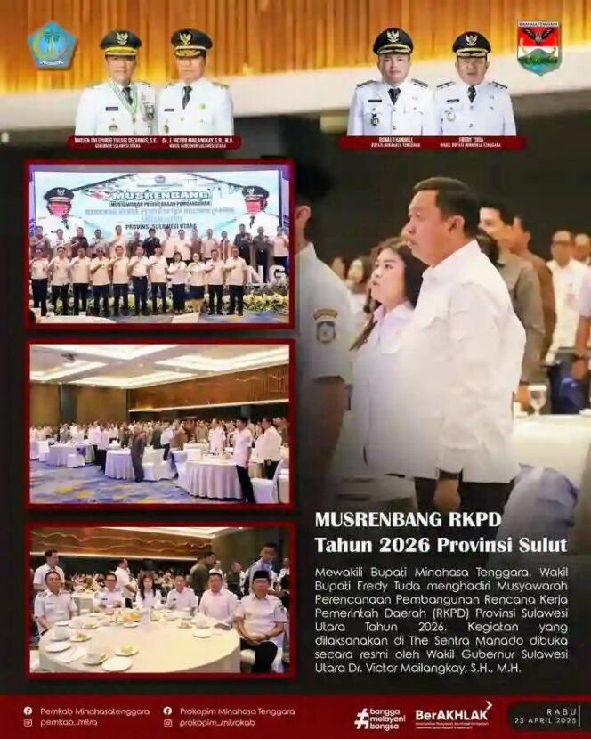 
Wabup Mitra Hadiri Musrenbang RKPD Tingkat Provinsi