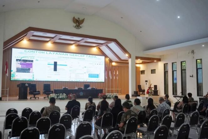 
100 Hari Kerja, Wabup Sitaro Resmikan Legalisir Online dan Gercep Tada