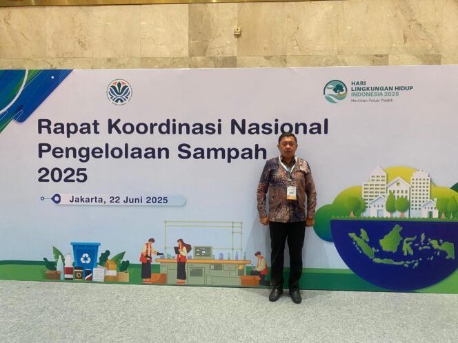 
Wabup Mitra Fredy Tuda Hadiri Rakornas Pengelolaan Sampah