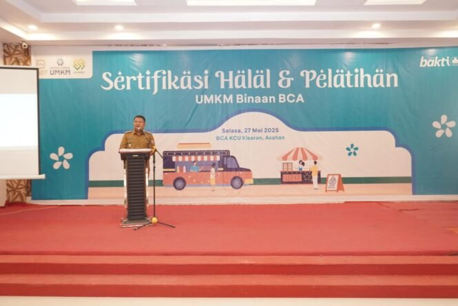 
Wakil Bupati Asahan Ajak UMKM Daftarkan Sertifikasi Halal Gratis di Aplikasi Sehati 