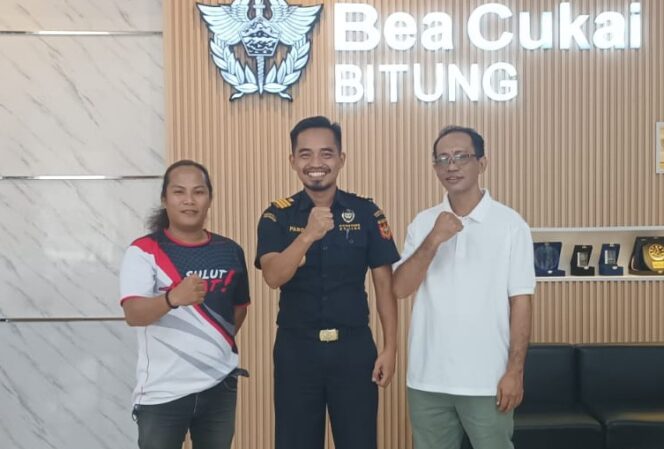 Sinergi PWI-Bea Cukai Bitung Perkuat Pengawasan dan Publikasi