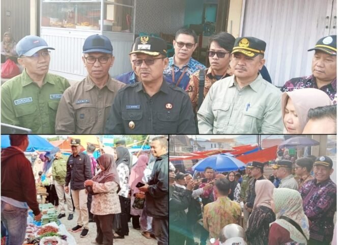 
Pastikan Harga Stabil Wabup Kerinci Murison Pantau langsung Pasar