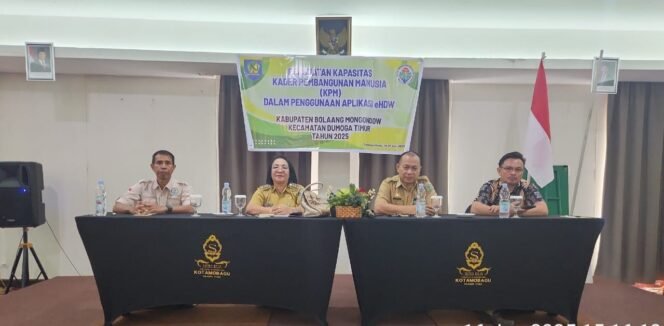 
15 Desa di Kecamatan Dumoga Timur Dapat Pelatihan Pemutakhiran Data IDM dan SDGs