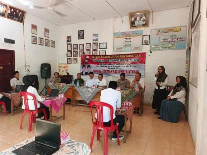 
Tingkatkan Pelayanan Terhadap Warga Pemerintah Desa Lubuk Sirih Ulu Laksanakan Seleksi Perangkat Desa