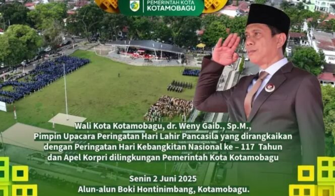 
Wali Kota Weny Gaib Pimpin Upacara Peringatan Hari Lahir Pancasila dan Harkitnas