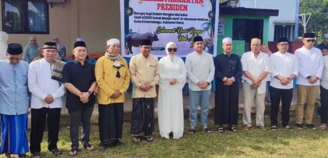 
Pemkot Kotamobagu Serahkan Sapi Kurban dari Presiden Prabowo