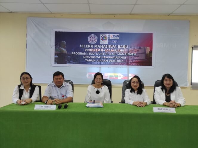 
Prodi Doktor Ilmu Manajemen Unsrat Gelar Test Masuk Semester Ganjil 2025/2026