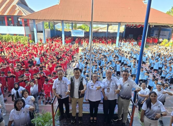 
Pagi  ceria  2025 di satuan pendidikan Kota Bitung ( SMPN 2 Bitung) Sukses