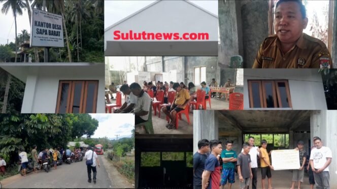 
Puluhan Warga Desa Sapa Barat Datangi Kantor Desa, Sampaikan Beberapa Tuntutan 