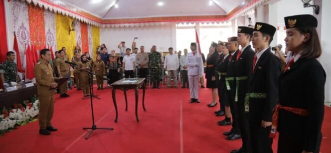 
Wali Kota Kotamobagu Buka Pelatihan Calon Paskibraka 2025 dan Lantik Duta Pancasila