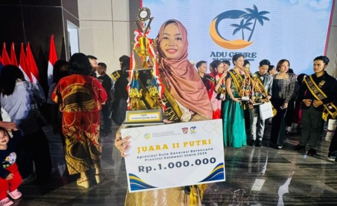 
Dua Wakil Kotamobagu Raih Prestasi di Ajang Duta Genre Sulut 2025