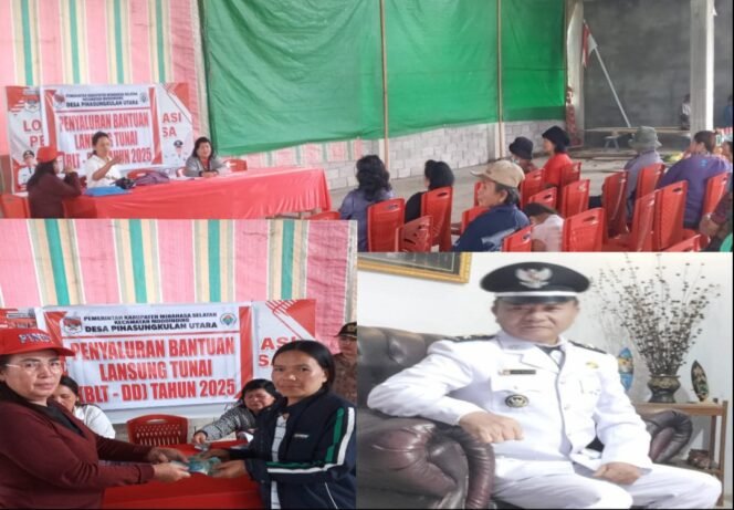 
Pemerintah Desa Pinasungkulan Utara Salurkan BLT Dana Desa Tahap 1 Tahun 2025