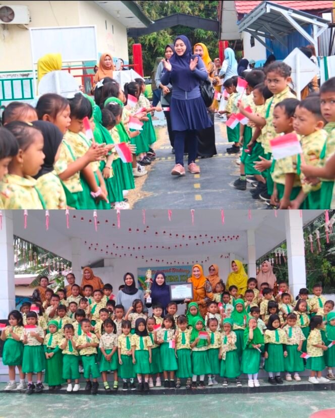 
PAUD TK Pelangi Kartika Kodim 1412/Kolaka Raih Juara II Lomba Gerak Jalan HUT Kemerdekaan RI Ke-80