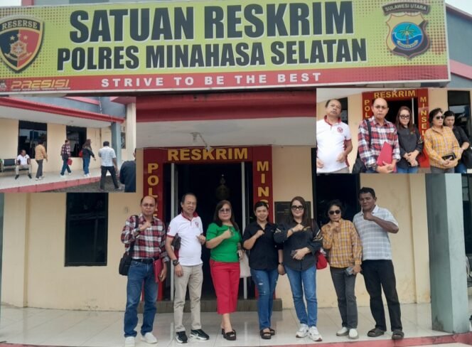 
Bersama Kuasa Hukum, Novel Warokka SIP Datangi Polres Minsel Pertanyakan Laporan