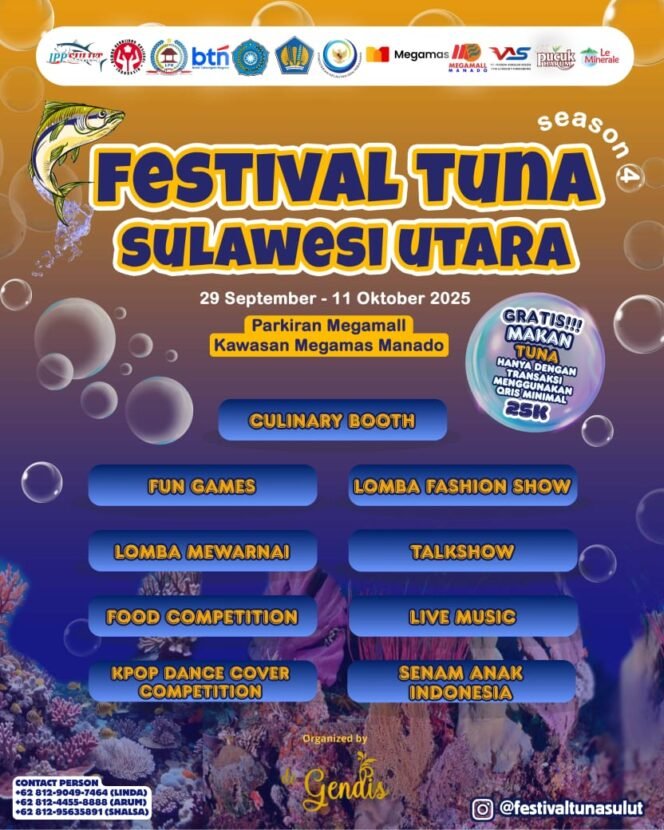 
Kemenkeu Sulut Gelar Festival Tuna 2025 Sebagai Warisan Budaya Kuliner dan Penggerak Ekonomi Kreatif