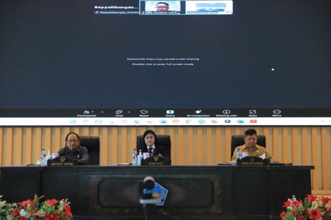 
RPJMD 2025–2029, Bupati Sitaro Dorong Pembangunan yang Selaras dan Berkelanjutan