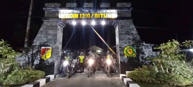 
Kodim & Ormas Kompak Patroli Malam di Bitung 