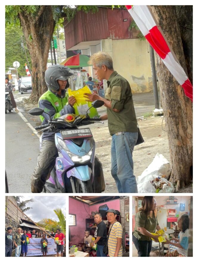 
Gerakan Pangan Gratis Tahap II, Forward Sambanggi Warga Miskin, Sopir Mikrolet dan Pengendara Ojol