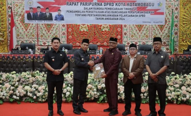 
DPRD Setujui Ranperda Pertanggungjawaban APBD 2024 Pemkot Kotamobagu